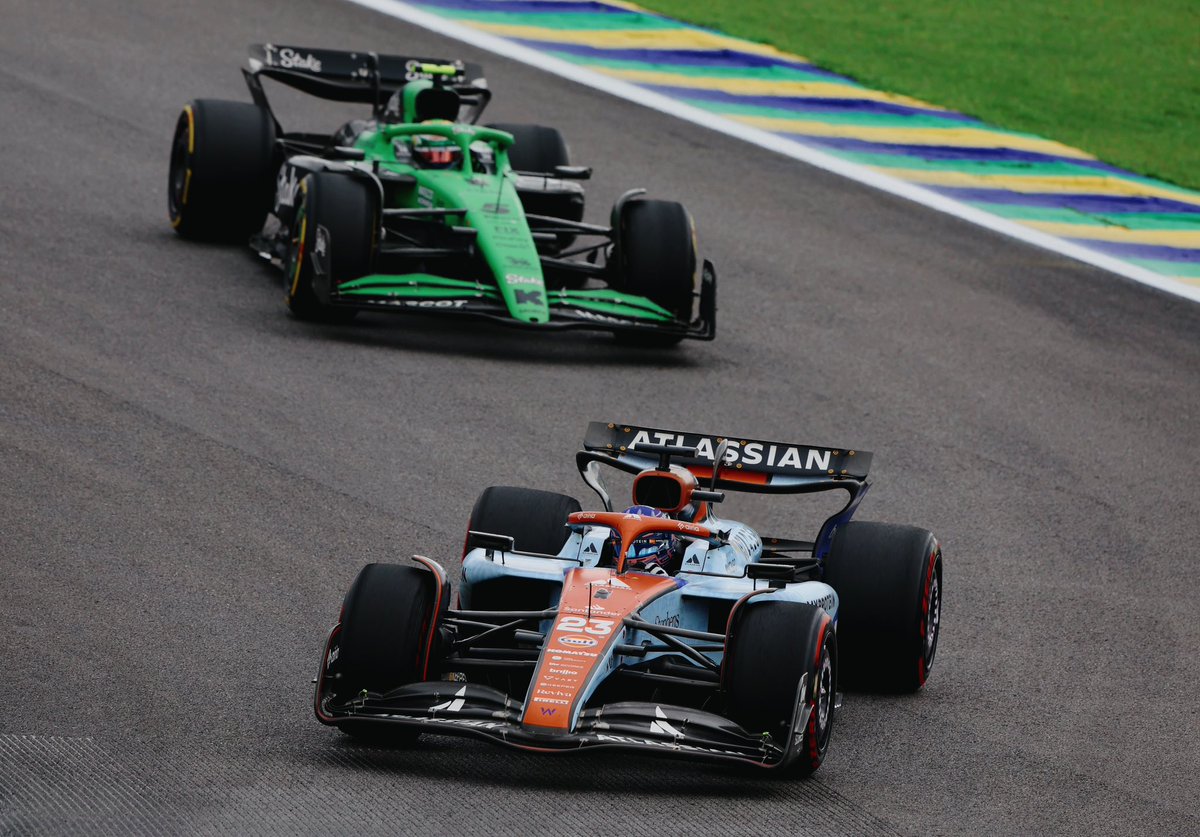 alex_albon's tweet image. P12 on the grid tomorrow. Maximised what we could today with a damaged car from the sprint. Really happy that Gabi is ok. Let’s see if a bit of rain tomorrow can create some opportunities.