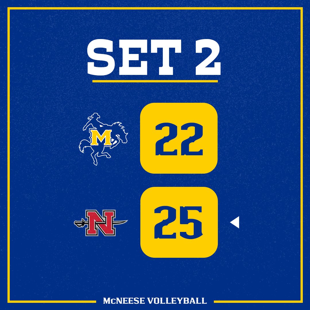 Colonels take Set 2. 

#GeauxPokes | #BTN