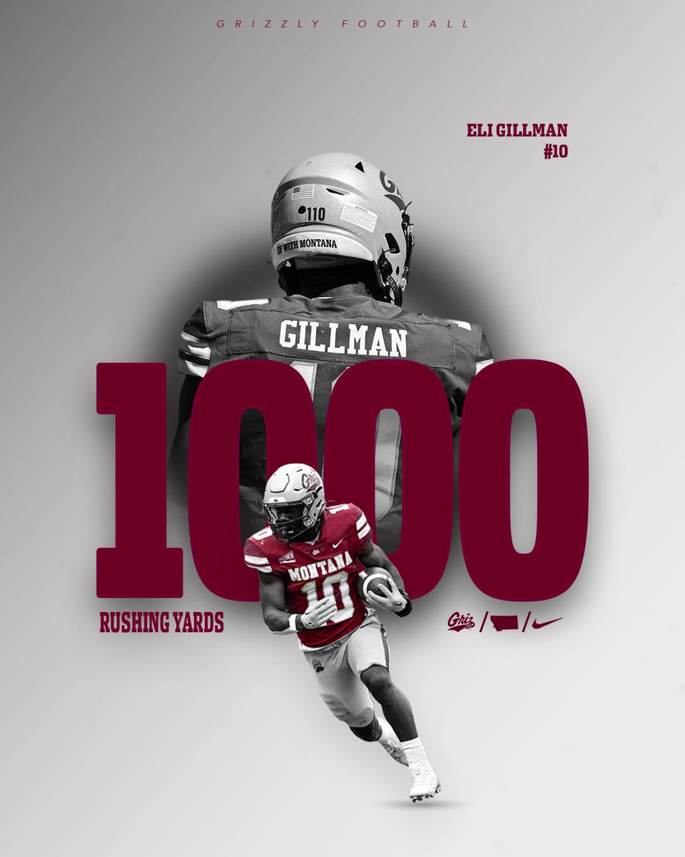 Eli Gillman (<a href="/eli_gillman/">Eli Gillman</a>) breaks the 1000 yard mark for the second year in a row!

#GoGriz