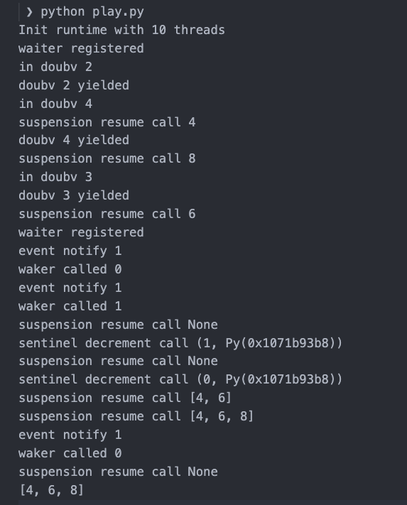 Cooking something here.. ofc is async, ofc it works only on free-threaded Python, and ofc is written in Rust 👀😂