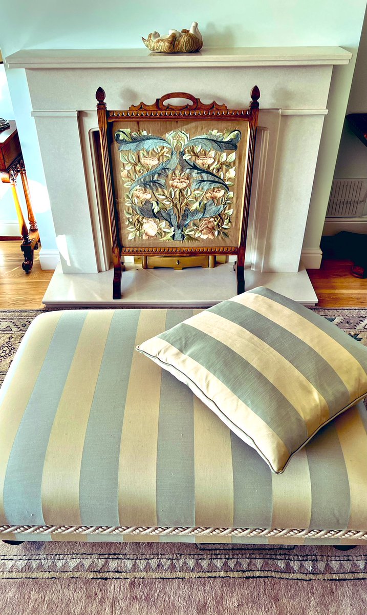 CatoCrane's tweet image. Finely Upholstered #Stool,  Art #Nouveau #Embroidered  Fire Screen &amp;amp; Ceramic #Cat all in Same Colour-tones &amp;amp; All in One Lot - Soon at TheSaleroom.com/CatoCrane @ShropsCatRescue @HeswallBusiness @heswallmagazine @thesaleroom @shrewsmorris  @MartinG8177 @WestKirbyToday @CheshireLive