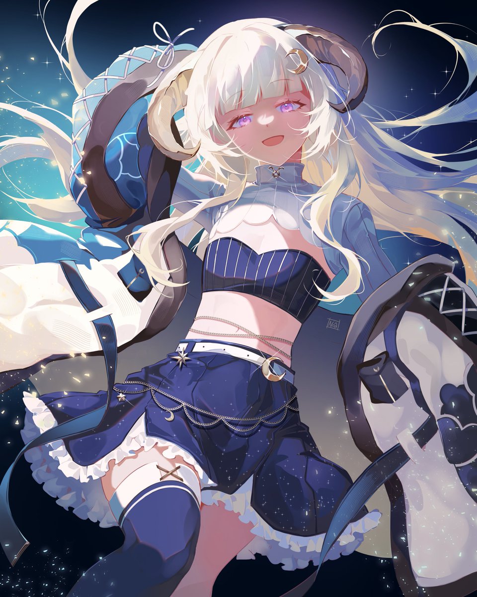 noasauruss's tweet image. El dibujito de esta semana es para @AuroraAtria 
Jugando con las luces, así es como quedó 🥐✨  

Muchas gracias a todas las personitas que participaron!! El lunes haré el nuevo post para continuar con la dinámica!!   #AuriPaint #Vtuber