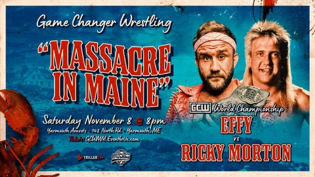 tonight
SOLD OUT 
<a href="/GCWrestling_/">GameChangerWrestling</a> 
RICKY MORTON VS EFFY

the world’s championship hangs in the balance!

ANYTHING CAN HAPPEN AT GCW!
live at 8pmEST no matter what 
on <a href="/Triller_TV/">TrillerTV</a>