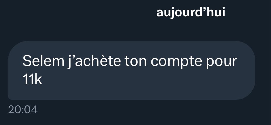 Fin quand je dis que je plaisantais n’oubliez pas que chaque homme a un prix quand même