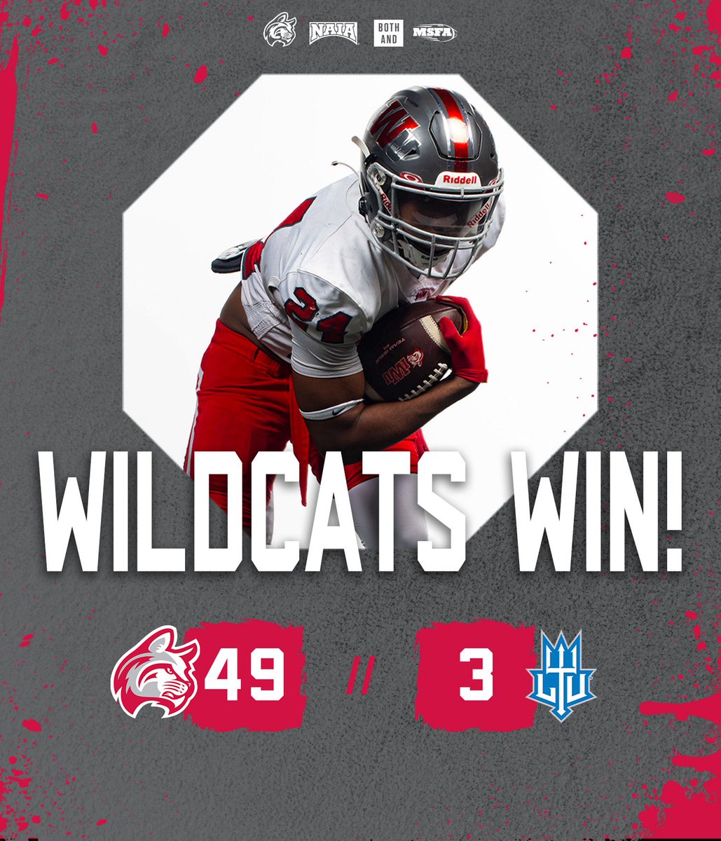 WILDCATS WIN!!! 🏈

#OneBlood