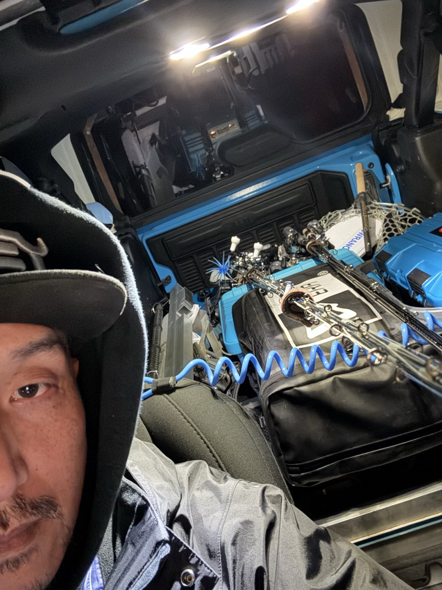 準備完了✅
三島湖へ出発🚙💨