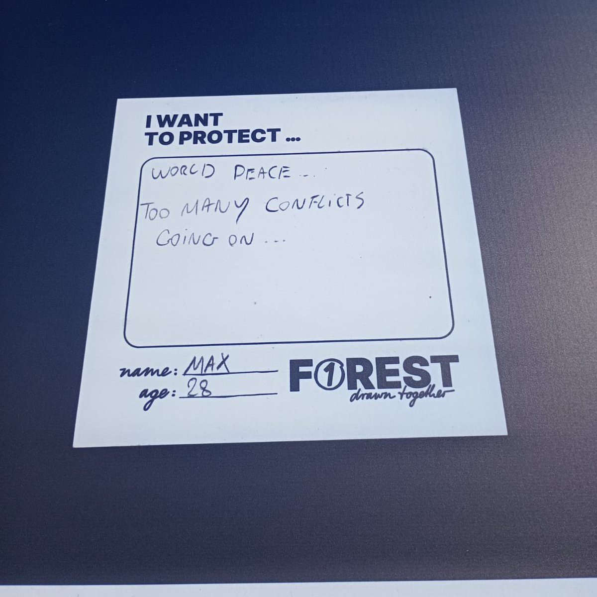 SCUDERIAFEMBOY's tweet image. “i want to protect: world peace. too many conflicts going on.”

[📸 @PortalRBRBrasil]