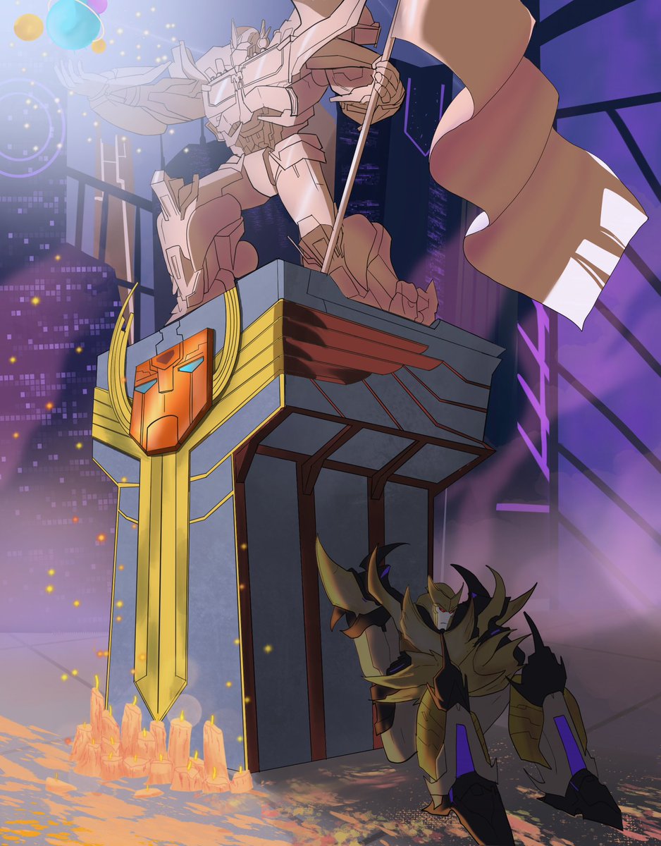 Digital Drawings P2 
#Transformers #transformersprime #transformersart 
#OptimusPrime #megatron