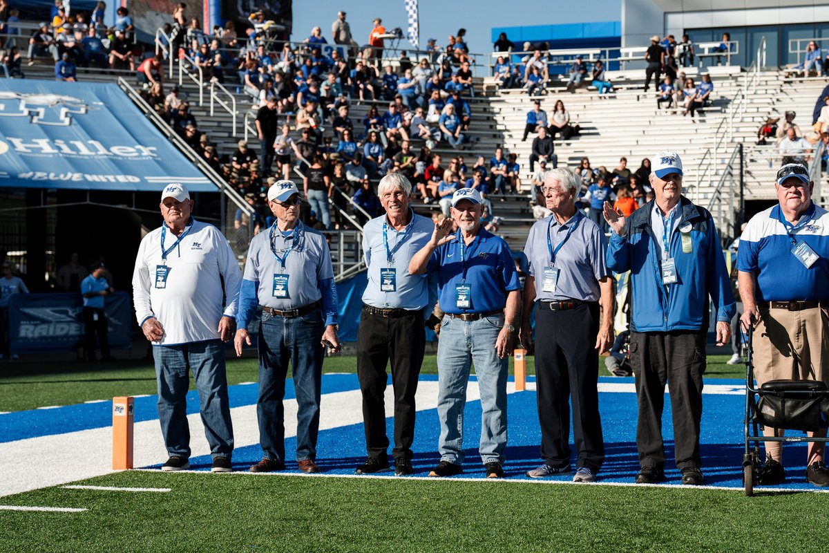 Blue Raider legends!

Honored to have the 1965 and 1985 OVC conference champions in the house.

#BoroBuiltMiddleMade
