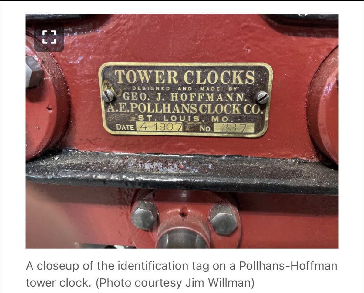 A stranger walked into our office and said to the receptionist:

“I found one of the Hoffmann tower clocks.”

She had no idea what he was talking about.  Embarrassingly… neither did I.

I called my dad and was shocked at what I learned…

My great great grandfather owned a