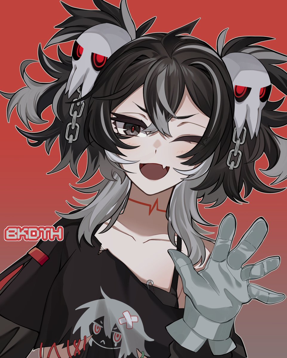 Drew myself in Kamamesigogo-sensei’s style 💀💥 it was super fun and entertaining

釜飯轟々丸先生 ♡ #illustration