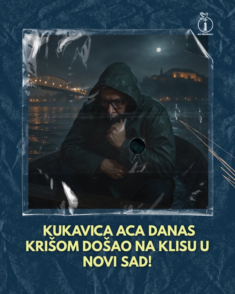 Danas je Kukavica Aca i po sopstvenom priznanju krišom došao u NS. Drugačije i ne može. 

Tajnim dolaskom kod porodice Firić baš u vreme štrajka Dijane Hrke probio je i sopstveno dno. 

Sramna zloupotreba tragedije porodice Firić za propagandni odgovor na štrajk Dijane Hrke!