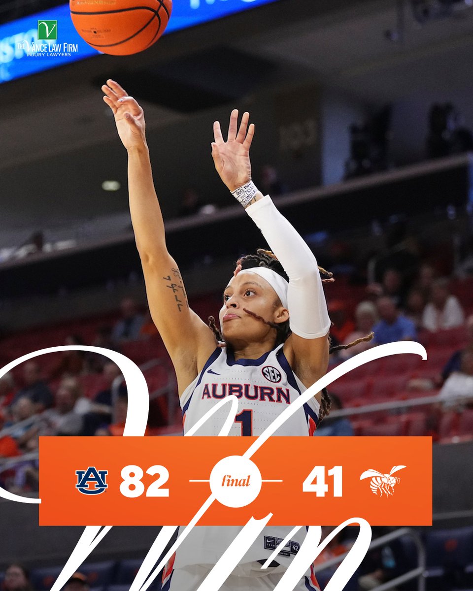 TIGERS WIN!

Auburn starts the home season with a 41-point dub!

#WarEagle
