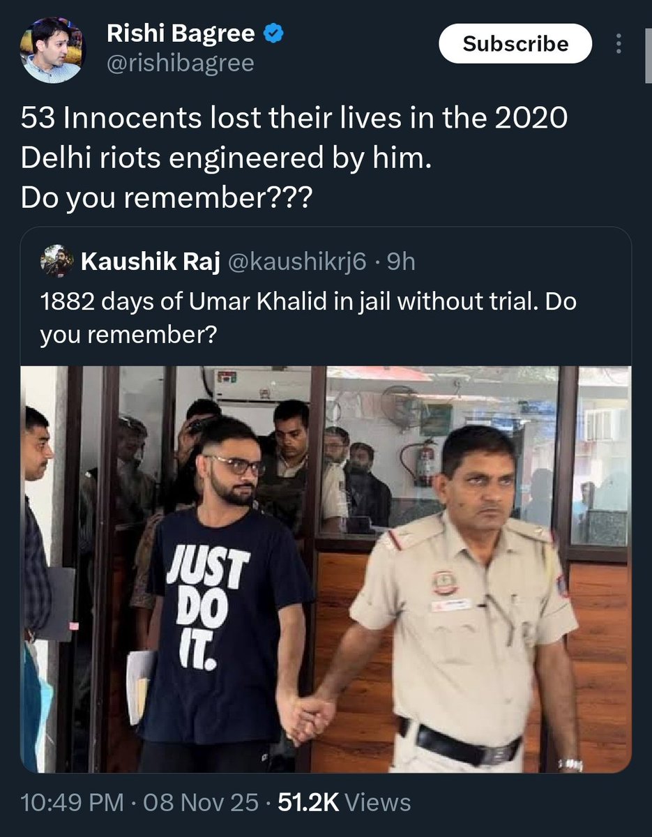 If you have proof, then why don't you ask Delhi Police to file chargesheets &amp; begin trial in court &amp; convict him? 

It was a failure of Amit Shah, LG &amp; Delhi Police.