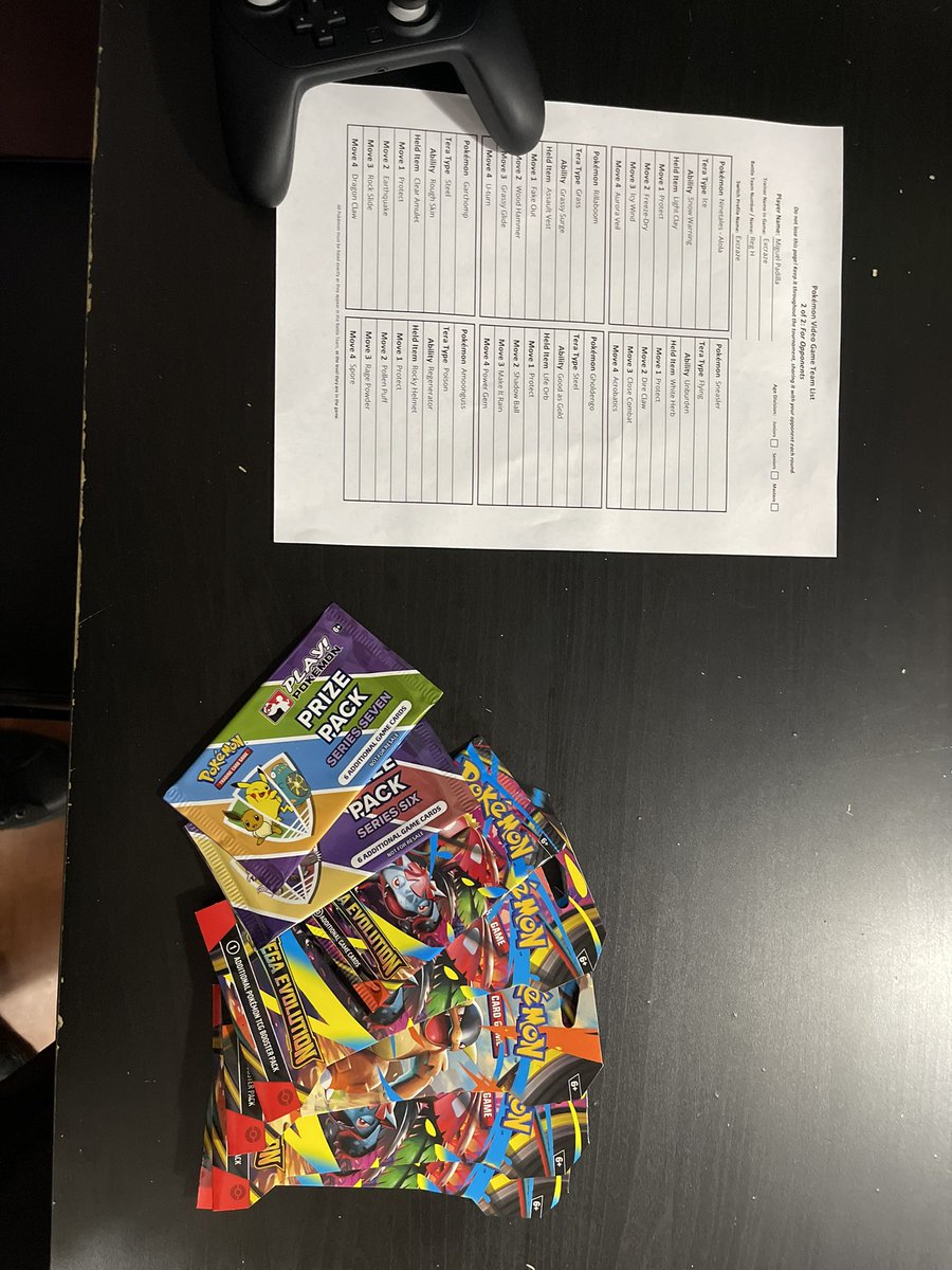 Played in my first local VGC today and placed 2nd!!!! #pokemon #vgc