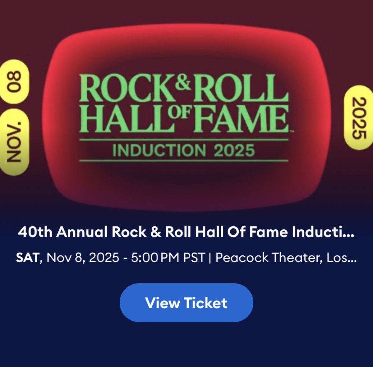 AllTheSame2025's tweet image. Giving away one ticket to tonight’s Rock &amp;amp; Roll Hall of Fame Induction!!

To enter to win, please donate to our fundraiser with your username and “RAFFLE” in the comments! Every $1 counts as one (1) entry. Unlimited entries available.

We will be notifying the winner by 3 PM CST.