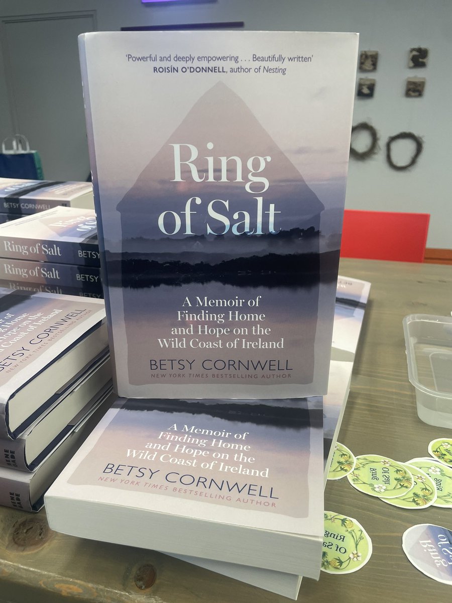 mcnameegill's tweet photo. What a humbling afternoon listening to the phenomenal @betsycornwell share her story with @liadanhynes today! One person in the audience complained that it was ONLY 30 minutes listening to Betsy as she could have listened all day! Betsy’s book #Ringofsalt is a must read!!! https://t.co/ZU7kGXAXtp