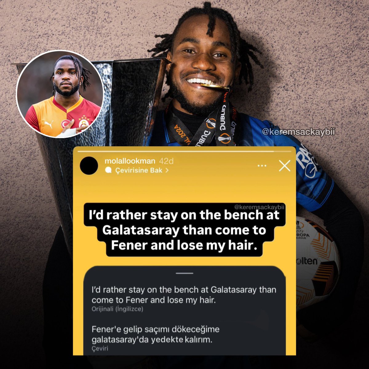 #LookmanFenere
<a href="/Fenerbahce/">Fenerbahçe SK</a>  😀