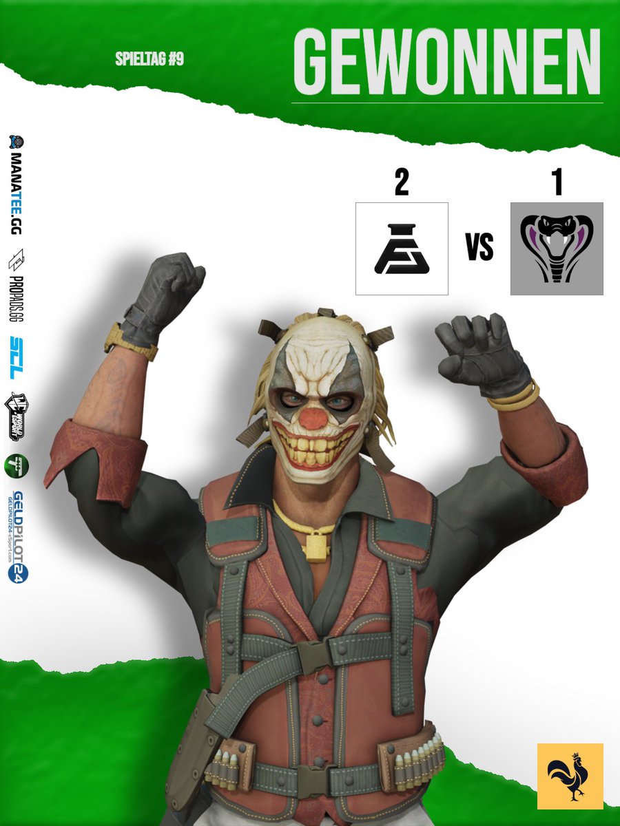 Auch unser letztes Game gewinnt FruchtLabor X 🔥
Nach zwei interessanten Maps mit besonderen Strats auf beiden Seiten konnten wir uns auf dem Decider durchsetzen 👨🎓
ggwp 👑 <a href="/StrynX_eSports/">StrynX eSports</a>

Weiter geht’s dann in den Playoffs in ein paar Wochen📈
#fruchtlabor #DACHCSMasters