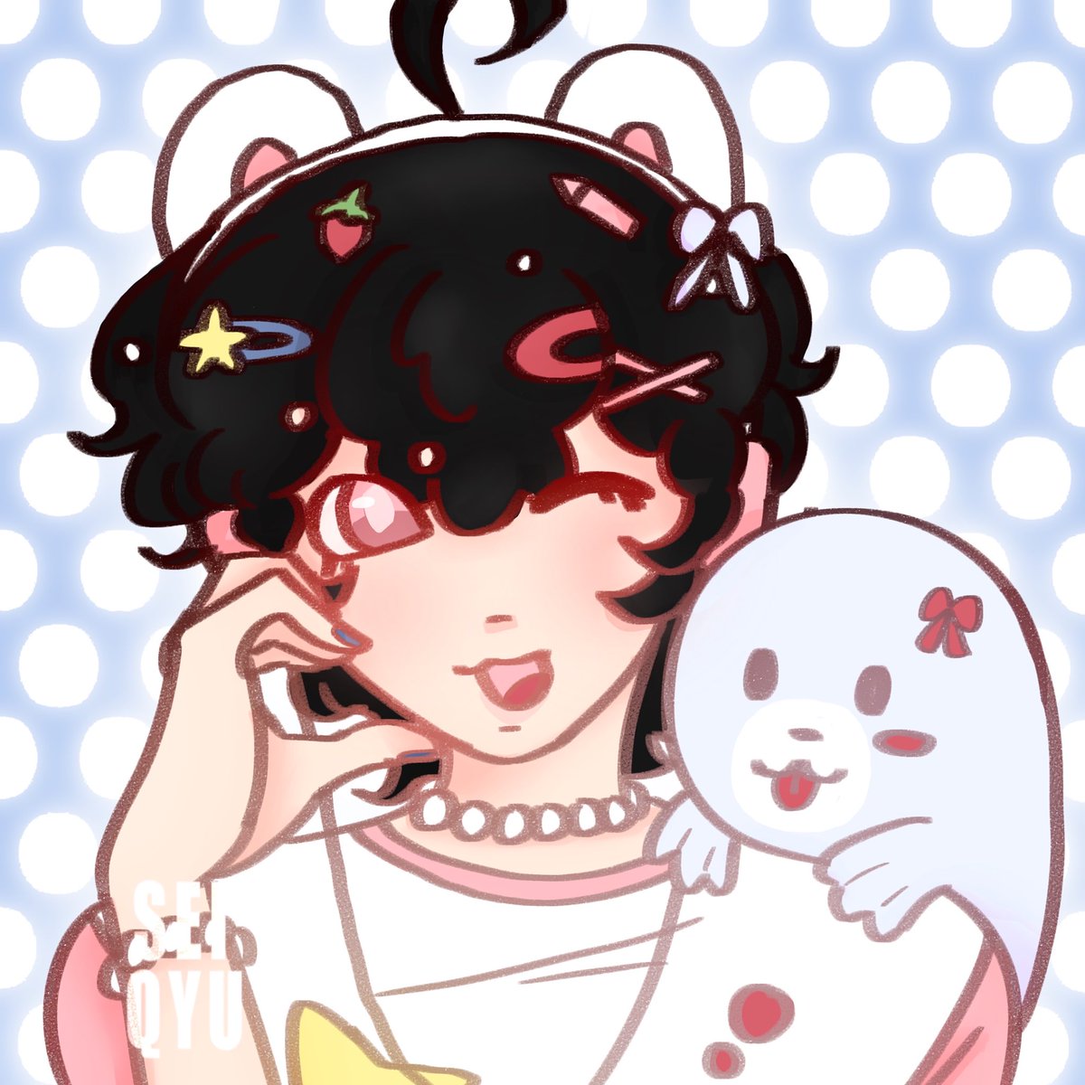seiqyu's tweet photo. Icon for my silly Milo 
#commissionsopen #iconpfp LF #artmoots https://t.co/sSSsOod9dn