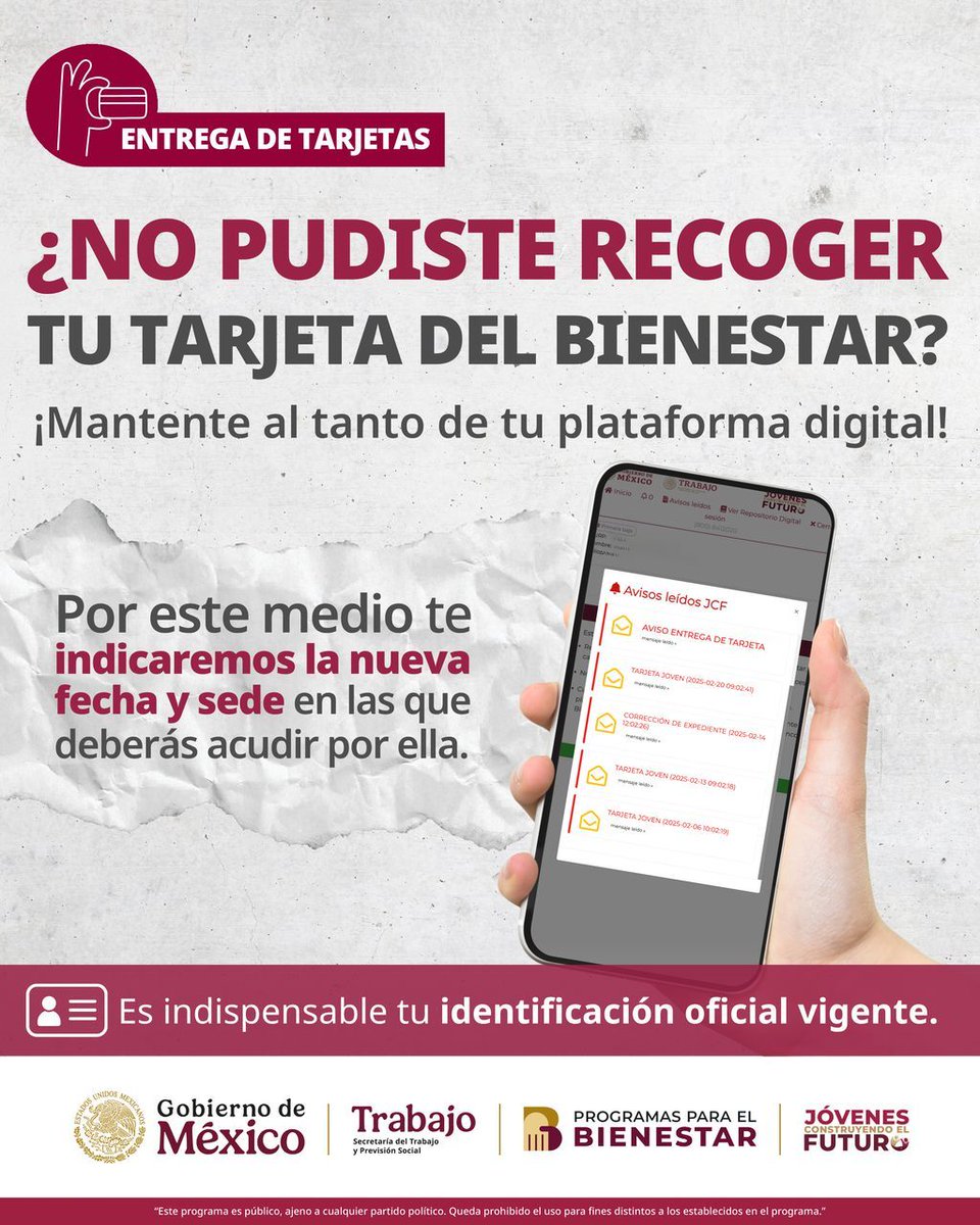 JovConFuturo's tweet image. 🔔 ¡Aprendiz! Ingresa a tu plataforma digital para no dejar pasar ninguna notificación. 📱 
#JóvenesConstruyendoElFuturo #RevisiónAdministrativa