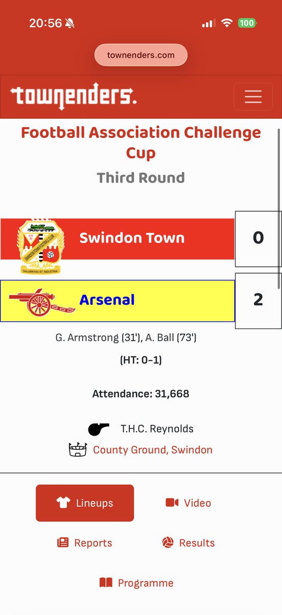 Ralphy_1981's tweet photo. I was talking to my dad at the game this afternoon about the biggest crowd I’ve ever been in at Swindon. Mine was 18,000 against Man Utd in the premier league. He told me he was at a game in 1972 and it was 32k! He said it was incredible https://t.co/lZAZCIuzKy