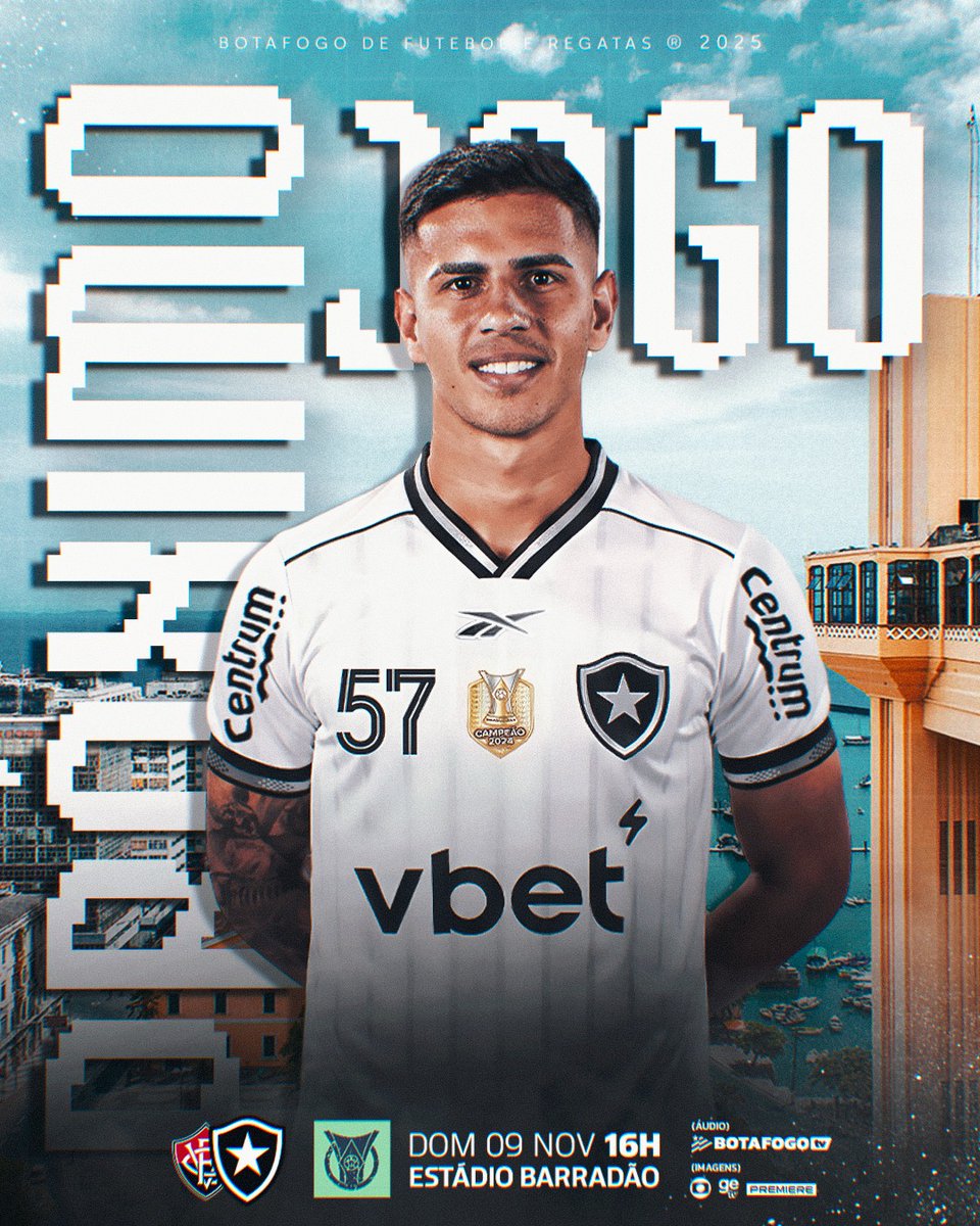 Botafogo's tweet photo. Amanhã tem o Glorioso no Campeonato Brasileiro! Por +3, Fogão! 🔥⚽ #VamosBOTAFOGO https://t.co/sDp99ue2cX