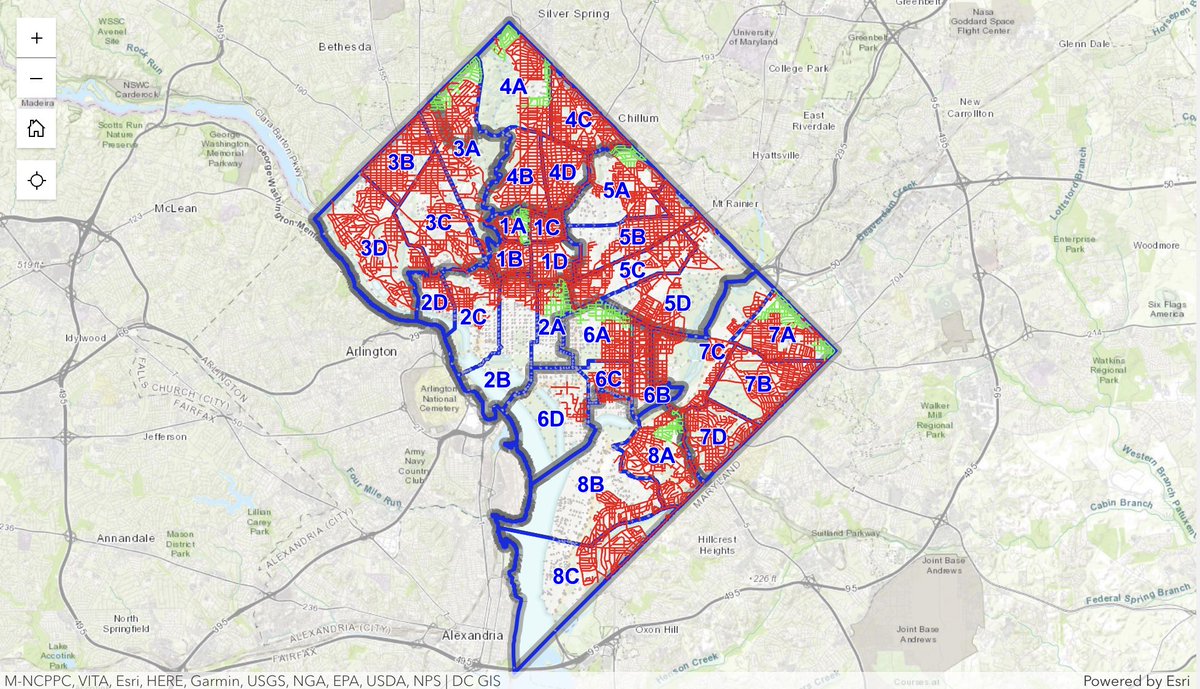 Arlington County Zip Code Map Arlington Va Zip Code Map Maps For You