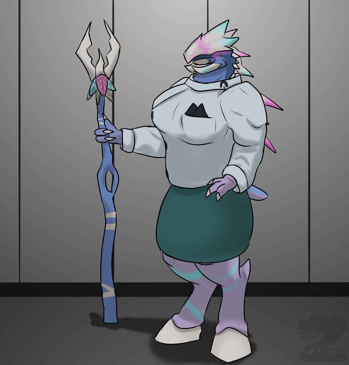 ZephyrKushala's tweet photo. October comm done for @louiseleon20 

GATE's strange new employee- https://t.co/sdsWRQjDZW