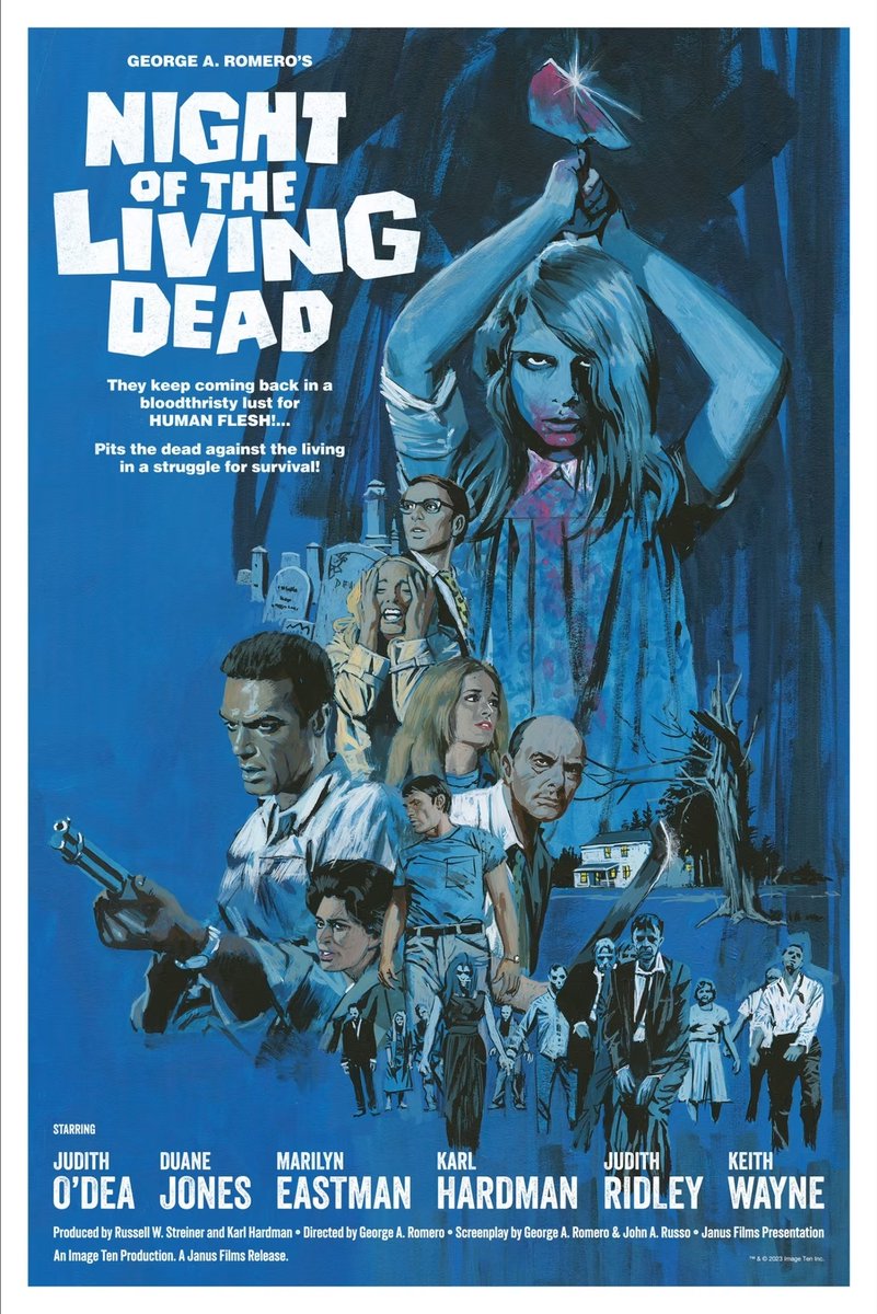 "La noche de los muertos vivientes" (George A. Romero, 1968).