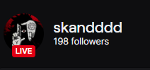 2 more followers for 200 in twitch.