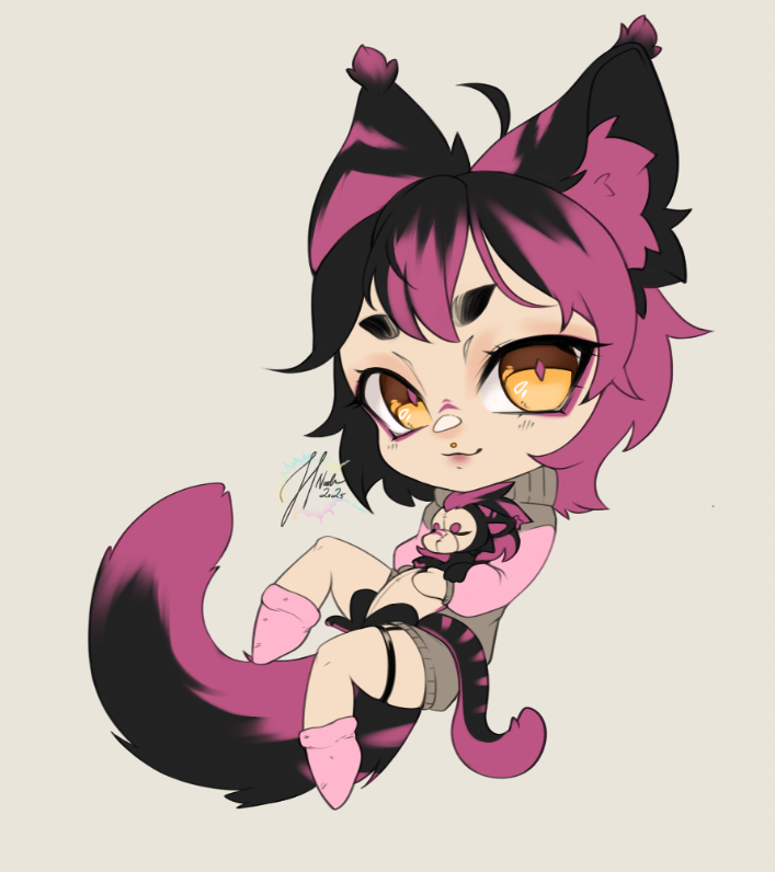 I don't think I ever posted this chibi I never finished cuz  I never remember to do anything fully oops don't hate me I will do better