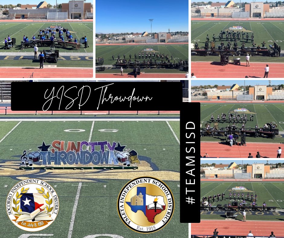 SISD_FineArts's tweet image. Great job this afternoon by our #TeamSISD HS percussionist at the YISD/Eastwood Throwdown! #SISDFineArts