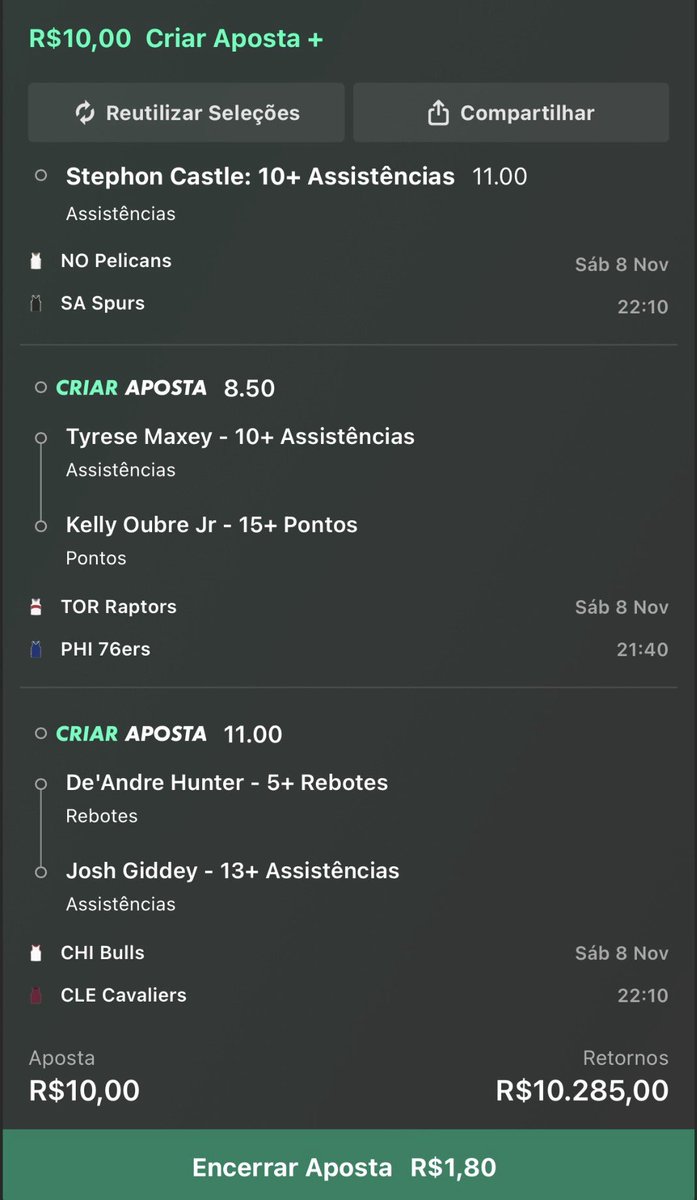 Odd 1k 🤞🏽🍀 R$ 10 pra 10k
