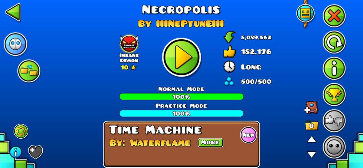 Rashed_Gd's tweet image. 4 years overdue 😭 65-100 is not nearly as bad as it used to be for me, I did a few runs on it then tried the level from 0 and beat it within an hour