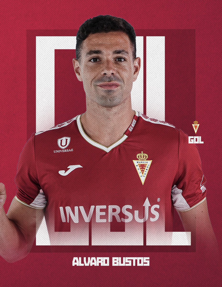 J11 | 50’ | 3-1 | ⚽️ <a href="/AlvaroBustos10/">Álvaro Bustos</a> 
¡GOOOOOOOOOOOOOLAZO DEL REAL MURCIA! ¡GOLAZO ESPECTACULAR DE ÁLVARO BUSTOS! ¡CHILENA ASOMBROSA! 
#RealMurciaNàstic