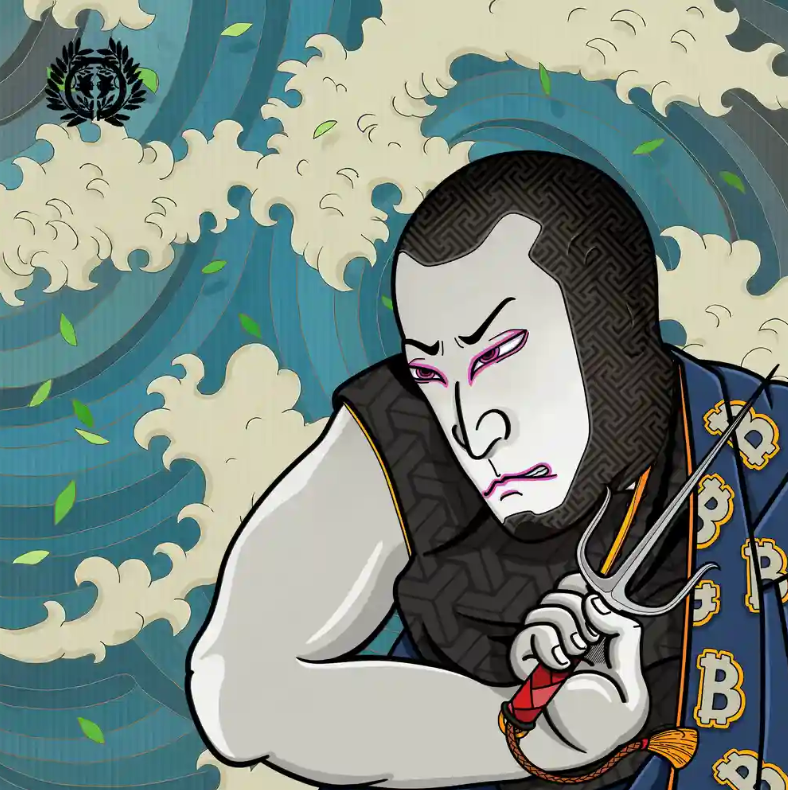 samurai style art hits diff, discipline focus honor in every line 

FinePepes by <a href="/JoeOrdinals/">Joe 🟠</a>  and Kyogen by <a href="/TheSocialTrauma/">T̶h̶e̶S̶o̶c̶i̶a̶l̶T̶r̶a̶u̶m̶a̶</a>  capture that balance perfectly 🐸👺