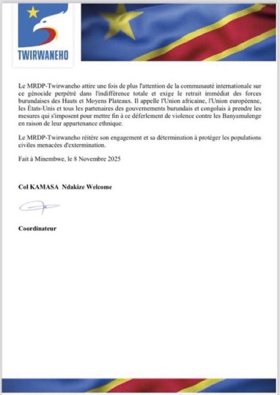 ‼️ Burundian and FARDC military reinforcements are on their way to the Fizi Highlands to finish off the Banyamulenge. <a href="/MONUSCO/">MONUSCO</a> <a href="/TopKivu/">Top Kivu</a> <a href="/InnocentNtezi1/">Me Innocent Ntezi</a> <a href="/TopCongo/">TOP CONGO FM</a> <a href="/ElikiaBenYosef/">Elikya Ben Yosef</a> <a href="/jbserugo/">Jean Baptiste Serugo</a> <a href="/kivuutile/">kivu utile</a> <a href="/TesongoVictor/">Victor TESONGO :#RDC Fin de la Prédation.</a> <a href="/ORuhumuriza/">UMURAGE TV</a> <a href="/StanysBujakera/">Stanis Bujakera Tshiamala</a> <a href="/GakondoNziza/">Ziravumera G</a> <a href="/MahoroMpa/">Mahoro Peace Association (MPA)</a>