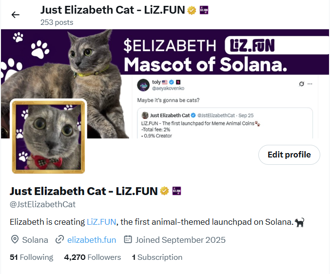Just Elizabeth Cat tweet media