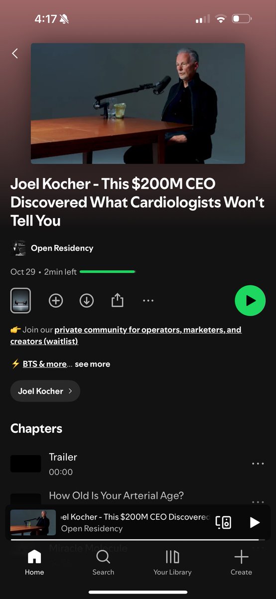 Dylanecommm's tweet image. If your someone in ecom looking to make money, i strongly suggest listening to this podcast on open residency

Joel Kocher who is the founder of the multi 9 figure brand “Total Beets” or Humann (rebrand), and he seriously changed my perspective on this entire ecosystem all us…