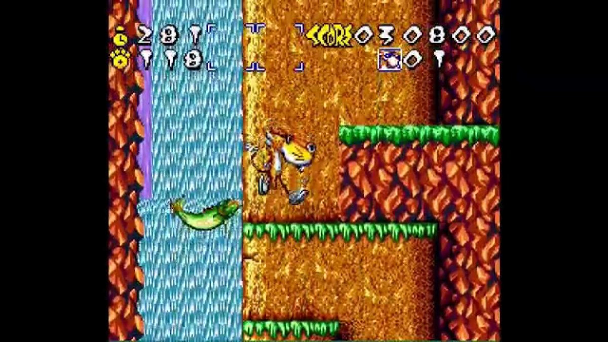 RetroEvery's tweet image. Join the coolest cat on a cross-country platforming adventure! Chester hunts for map pieces to Hip City through punny levels like &quot;Not-so-great Falls&quot; and &quot;Las Vaguest&quot;. Collect Cheetos and dodge enemies! Favorite city? #SNES #ChesterCheetah #RetroGaming