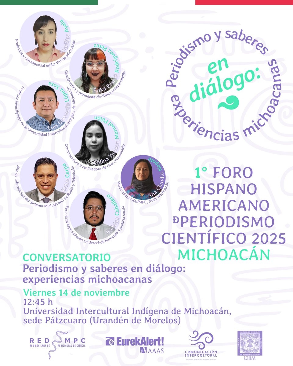 Esto va a suceder en Michoacán el próximo viernes 14 de noviembre. Muchas gracias a <a href="/pdeloposible/">🌱 Periodismo de lo posible</a> y la <a href="/DifusionUIIM/">Universidad Intercultural Indígena de Michoacán</a> por hacer Red con nosotrxs.
#ForoHPC2025