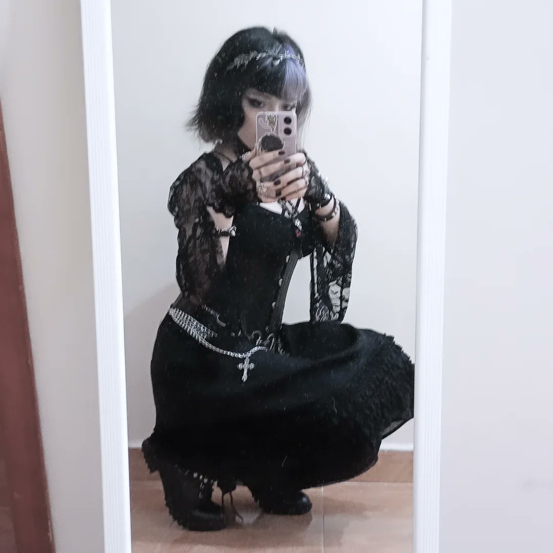 ItsMariamne's tweet photo. Goth outfit 🦇
TikTok: itsmariamne
-
-
-
-
-
#gothgirls #gothic #goth #gothgirl #goths #gothmakeup #gotica #gothicgirl #gothaesthetic #gothoutfit #gotica #gótico #gothfashion #gothfeed #gothgothgoth #gothgram #gothgoth #vampiregoth #vampiregothic #romanticgoth #tradgoth https://t.co/E6tMIJ4Joi
