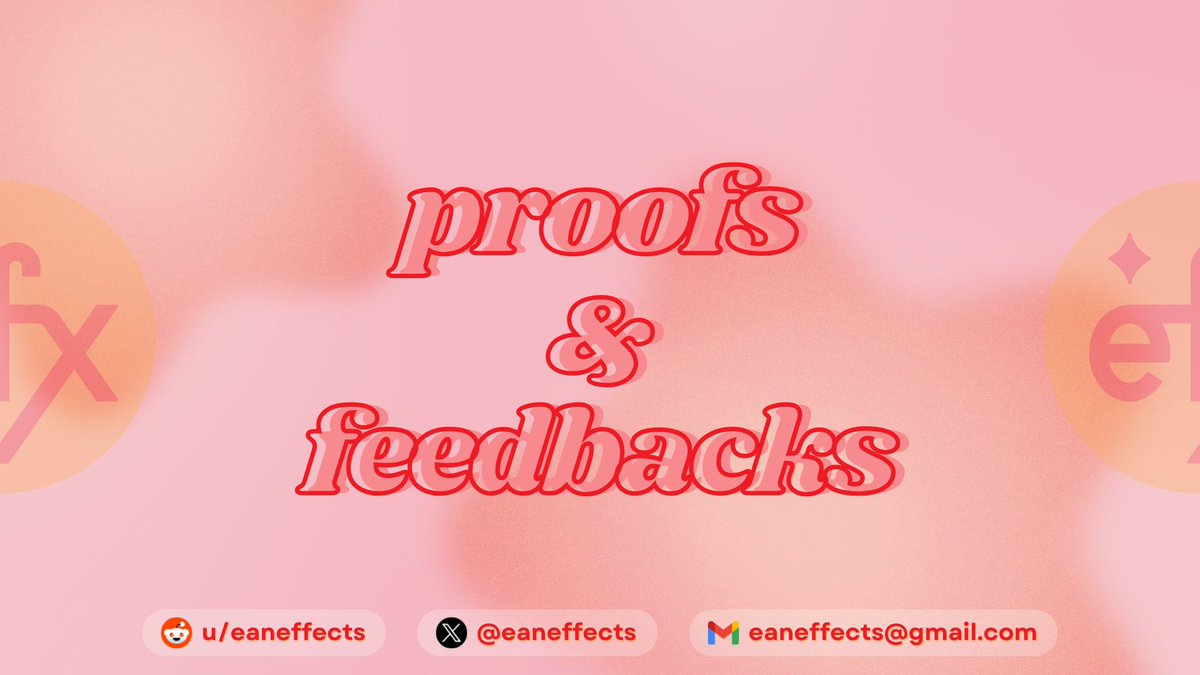 eaneffects's tweet image. proofs &amp;amp; feedbacks thread 💌

#eaneffects