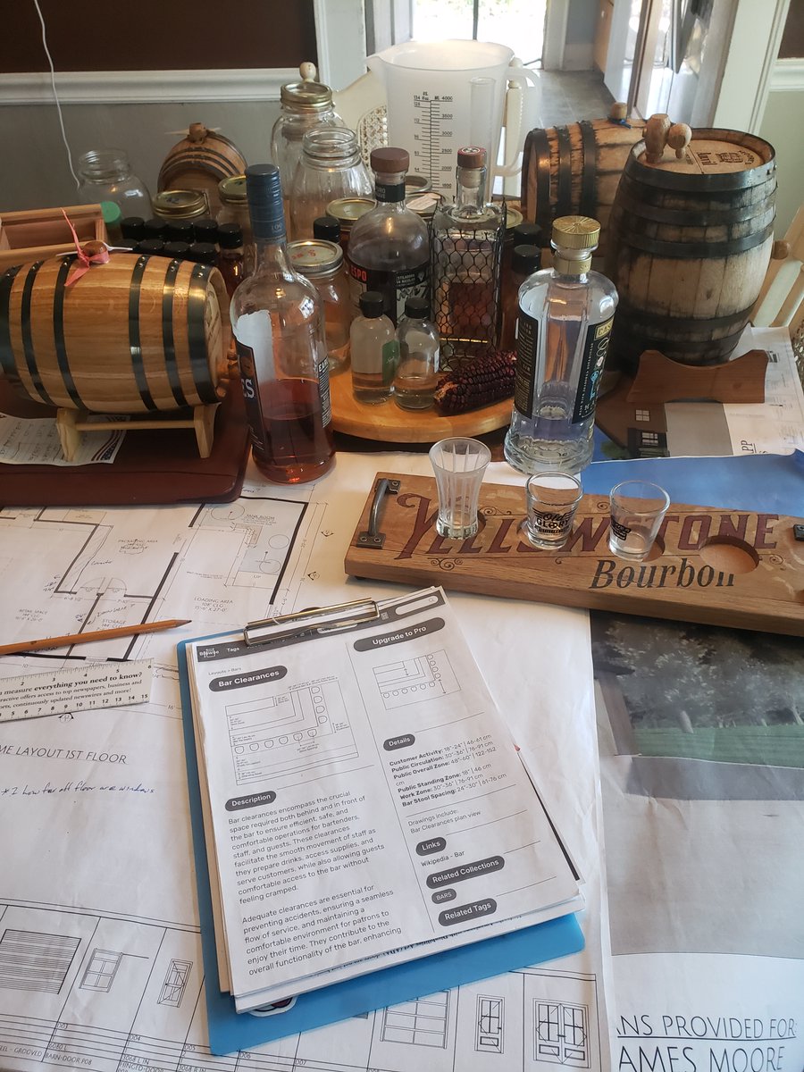 EngineerdSpirit's tweet image. Between practicing our winemaking, blending, barreling, finishing, proofing and bottling, approving building plans and hosting periodic tasting sessions, our dining room table looks a little chaotic right now. So, if you want to come to dinner, please give us a few days’ notice!