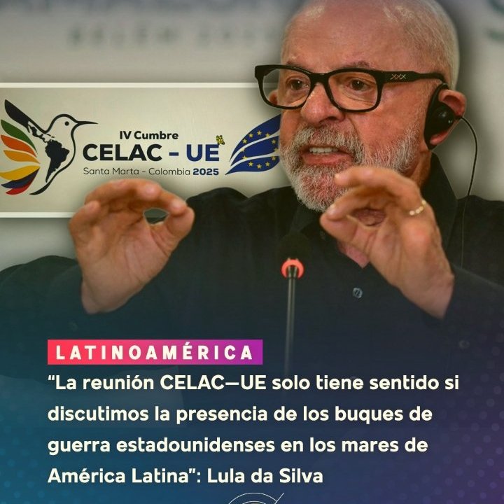 Destacamos importancia Cumbre #CELACUE2025 abogue por la defensa de América Latina y el Caribe como #ZonadePaz, en momentos de peligrosas y declaradas amenazas del gobierno de los Estados Unidos.