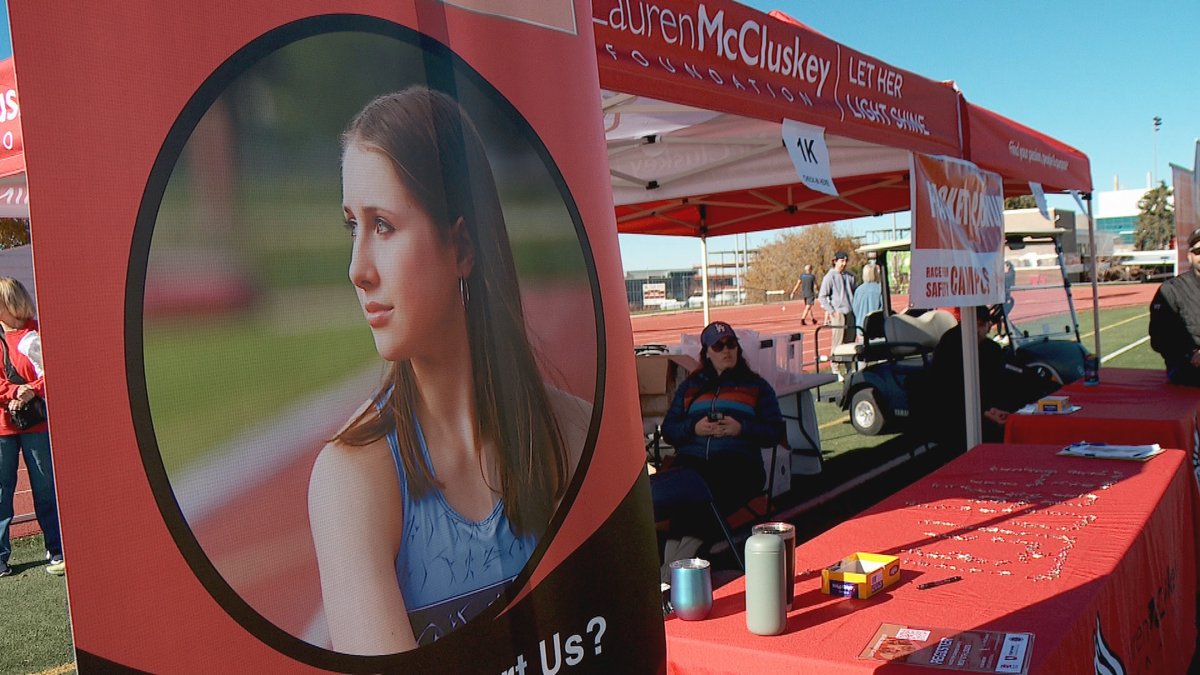 KUTV2News's tweet photo. Hundreds gathered at the University of Utah on Saturday to honor the life and legacy of Lauren McCluskey.

https://t.co/V45jpzJbyE https://t.co/qlSmuGZYlF