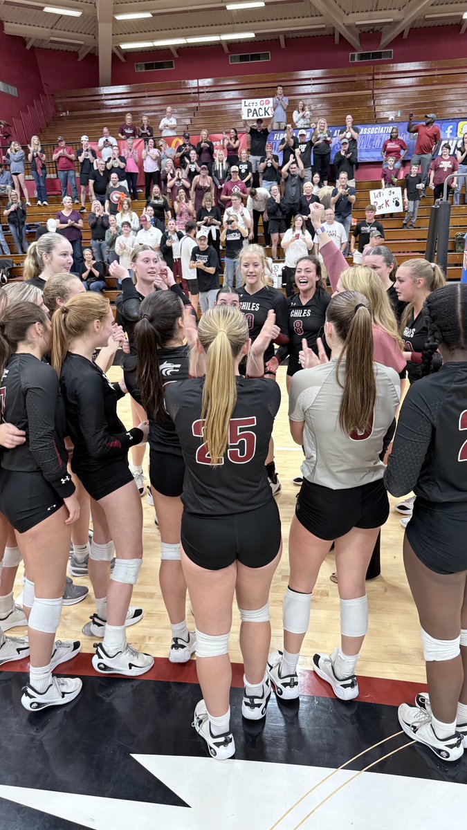 FHSAA's tweet image. 🏐🏆🥇 Chiles win in straight sets over Archbishop McCarthy to claim the #FHSAA 5A Girls Volleyball State Championship! Back-to-Back State Champs 💪