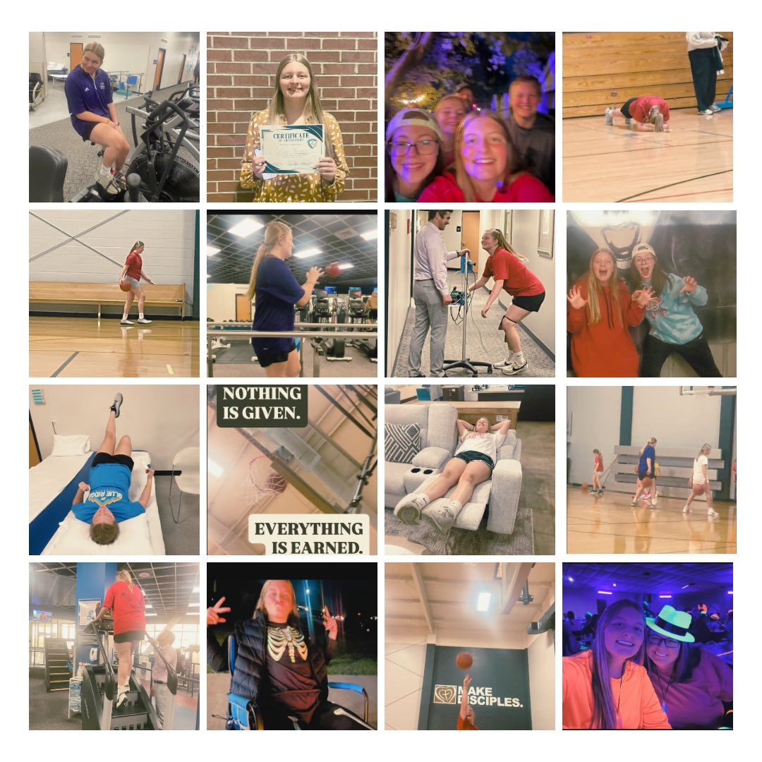 Week 11 &amp; 12
Follow-up with the surgeon and I’m showing ahead of the game! 💪
Started running on the elliptical and using the stair stepper this week! 
Getting in lots of PT and gym time, FBLA Induction, Haunted House, and Glow Music Bingo. 
#UnfinishedBusiness #GodsPlan