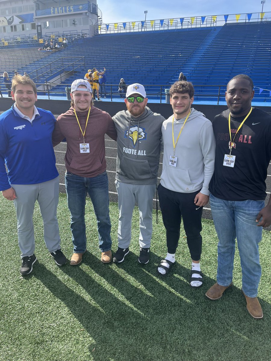 jaidendurden's tweet photo. Huge thanks to @Coachweiss30 @CoachJermAustin @CoachColeyBSC for having us today at Morehead State, I had a great time and enjoyed the game and atmosphere! https://t.co/2IozWJ1KB5
